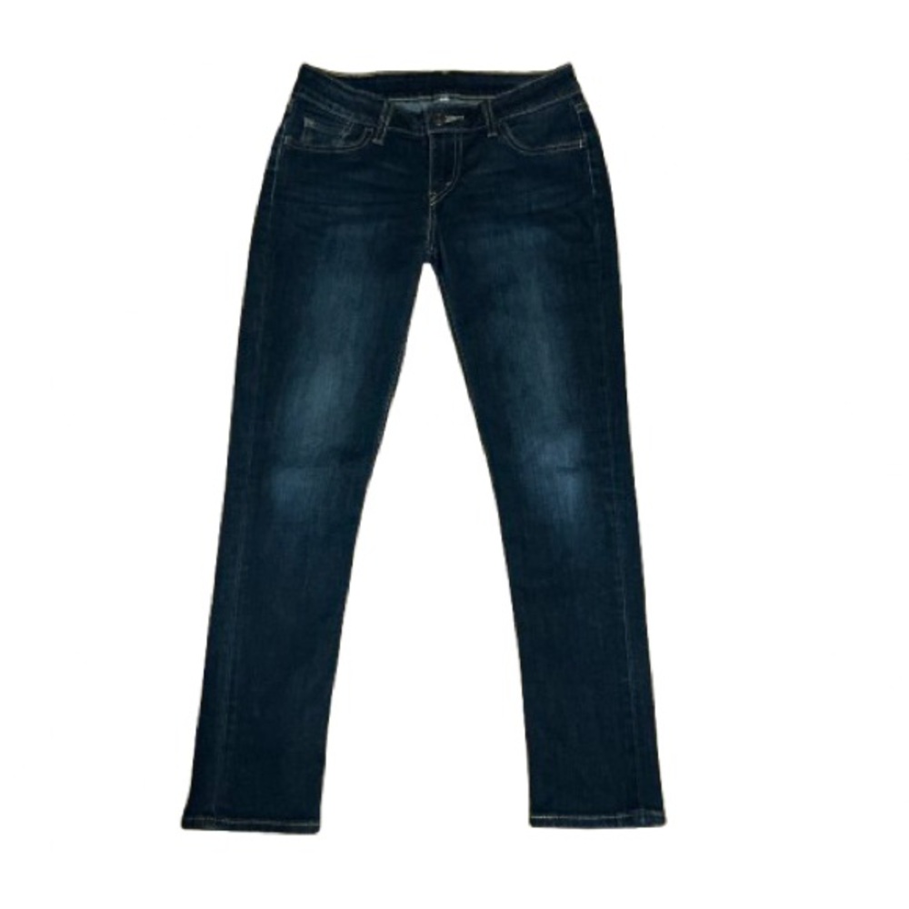 Levi’s Dark Wash cropped ankle stretchy jegging jeans